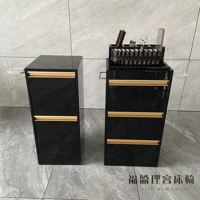 With Socket Hairdressers Shop Tool Cabinet Hair Salon Special Mirror Table Shelf Beauty Hair Cut Hair Cupboards Hairdressing Shop Tool Table