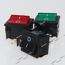 RL3-2-G H two-way square boat switch red and black green 6 10A power ping pong switch Taiwan RLEIL