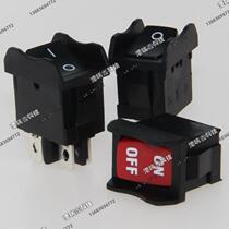 RA12 R9D2 single and double way boat type switch with protection anti-touch red black black rocker switch Taiwan Liangqun