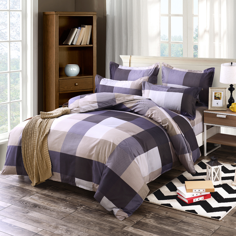 Chăn màu đỏ bao gồm một mảnh đặt đơn nam 1,5m ga trải giường 180x220x240 chăn nữ 2 bìa ba mảnh bốn mảnh - Quilt Covers chăn lạnh