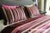 Mùa đông châu Âu sọc đơn giản quilting là ba mảnh dày gấp đôi trải giường cotton life trải giường mùa xuân và mùa thu được drap giuong Trải giường