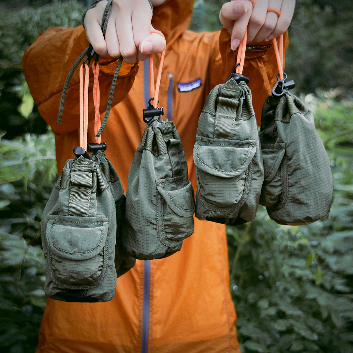 AGT Junior disassembled remade ultra-light nylon brocade bag Outdoor Egg Bag-Taobao