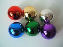 12cm Christmas Electroplated ball Christmas color ball Mirror Ball Christmas pendant Christmas decorations Atrium pendant