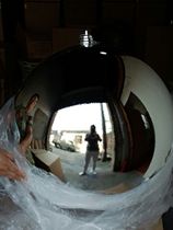 60cm Christmas decorations Christmas ball Mirror ball Electroplated ball Decorative color ball Bright matt wave ball New product