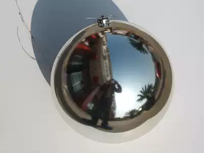 15cm Christmas decorations bright matte glitter ball Christmas ball mirror plating decorative wave ball