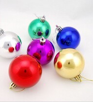 4cm Christmas decoration ball Christmas color ball Matt ball Mirror ball Decorative ball Bright Matt glitter