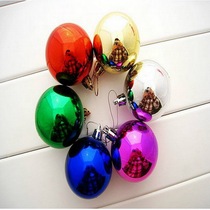 6cm Christmas decorative ball Christmas color ball Electroplated ball Mirror ball Decorative ball Bright Matt glitter