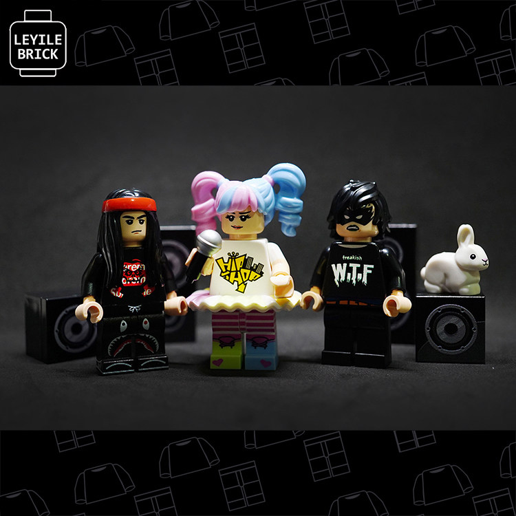 Le Pleasant Third Party Paparazzi Accessories Moc Accessories Body T-shirt Fourth Season Hip Hop Eating HB