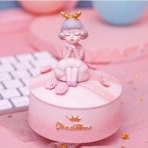 Creative cute Prince Princess rotating clockwork music bell music box ornaments girls girlfriends children birthday gifts