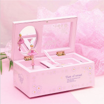 Rotating dance ballet girl clockwork music box jewelry storage Music Box Creative Princess childrens birthday gift