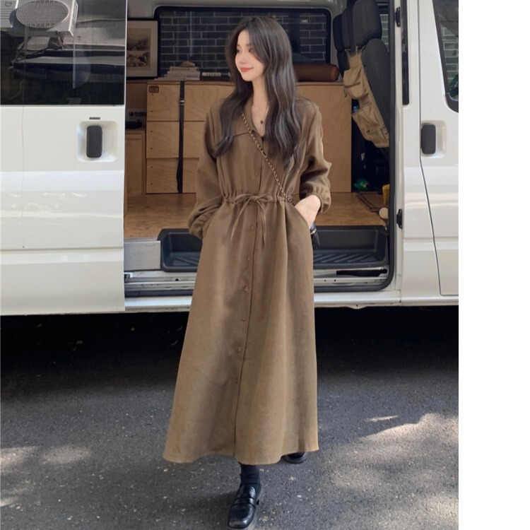 Nursing Clothes for Going Out, Autumn and Winter French Minimalist Style Dress, Elegant Waist-Cinching Slimming Dress, Nursing Clothes for Trendy Moms Nursing Clothes for Going Out, Autumn and Winter French Minimalist Style Dress, Elegant Waist-Cinching Slimming Dress, Nursing Clothes for Trendy Moms