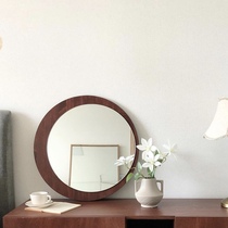 Dream home Korea ins blogger with the same makeup mirror mirror vintage bed and breakfast decoration retro round mirror