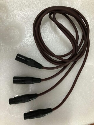 Original fever grade pure copper silver plated XLR balance line front and rear stage power amplifier cannon male and female audio line