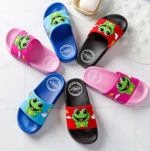 Детские слайдеры, нескользящие тапочки для раннего возраста, 3-10 лет