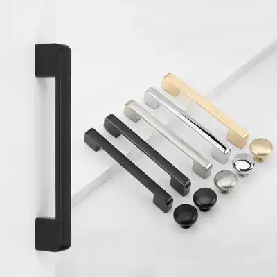 American long handle Wardrobe Golden handle Cabinet door Drawer Small handle Cabinet Integral cabinet door handle Black handle