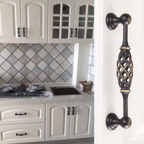  American handle Wardrobe door handle European antique drawer cabinet handle Bird cage single hole cabinet door handle