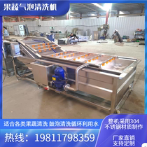 Preserved fruit processing and cleaning apricot machine yellow peach fruit and vegetable cleaning air drying equipment large fruit canning production line