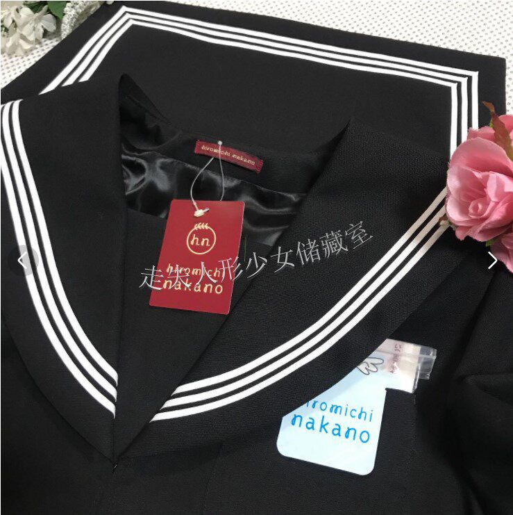 Japan discount TOMBOW's JK uniform school for winter wear white three sailor to serve Japan