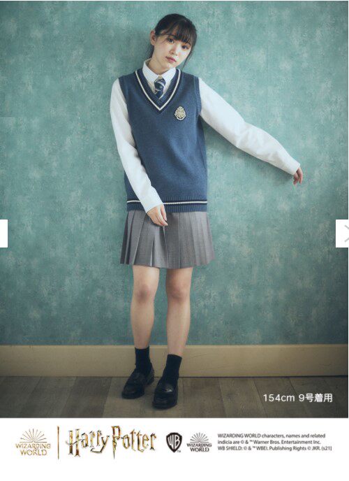 Japan east boy *HP Harry Potter cooperative JK Uniform jacket head V collar vest knitted vest