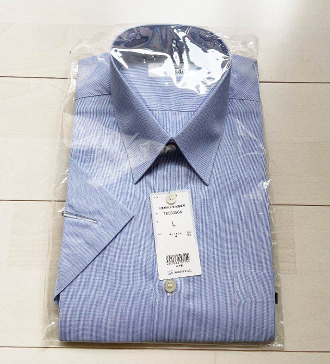 Japan Chiba University of Commerce affiliated college uniform water color shirt DK uniform men's shirt made in Japan