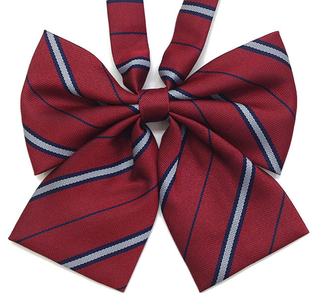 Spot Japan kuri-ori collar tie JK uniforms JK Uniformed Sailor's Bow Tie Multicolored Japan