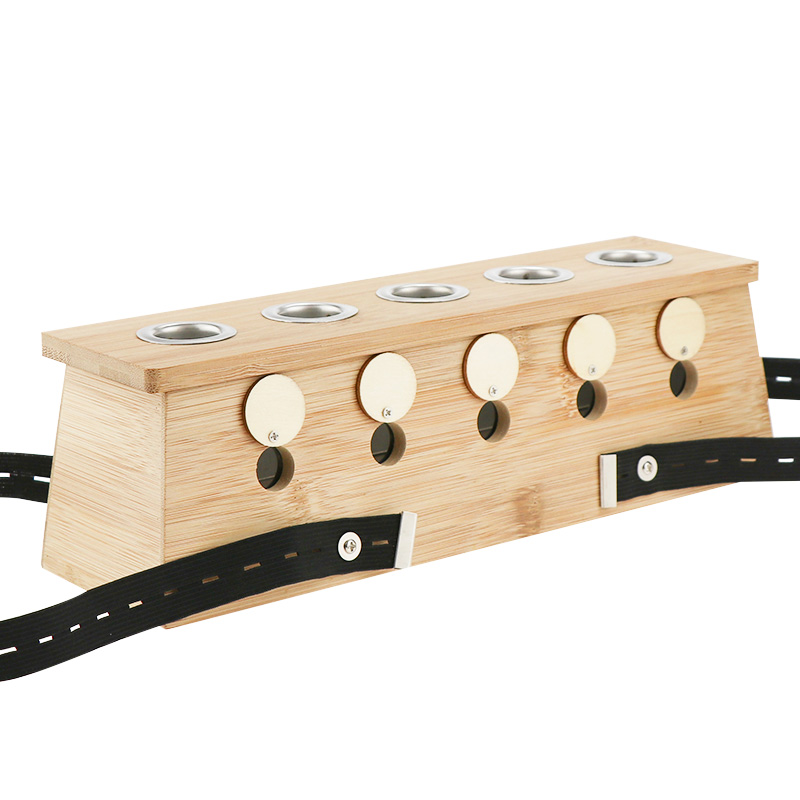 Five-hole bamboo moxibustion box Five-hole warm moxibustion box Porous moxibustion device Five-hole moxibustion box portable moxibustion rack Moxibustion equipment