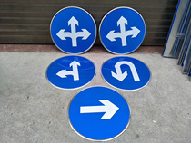 Customized underground parking lot signs Garage-oriented parking space elevator reflective round plate guide slow down sign