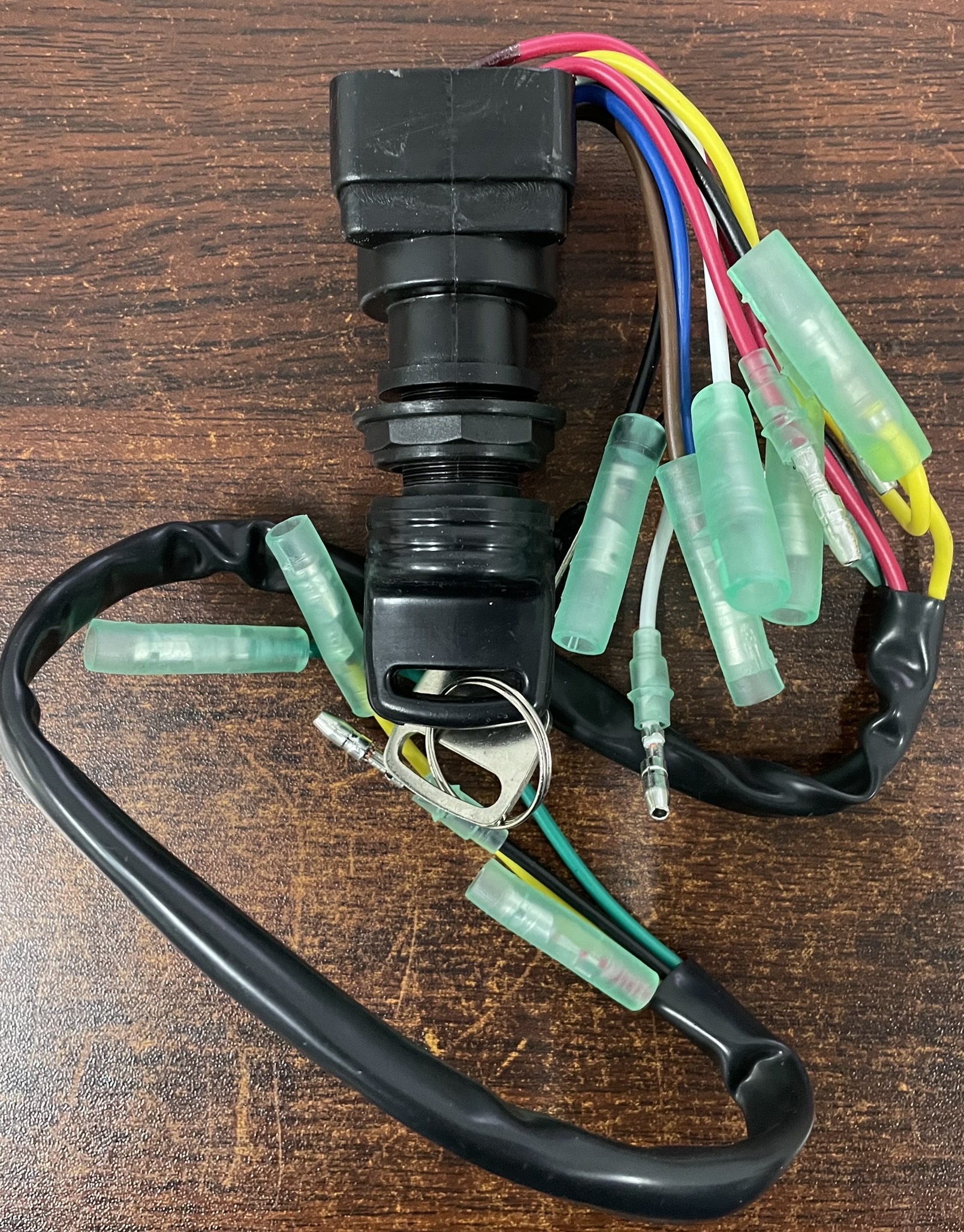 Front-operated remote control box electronic door lock starting key assembly switch for mountain leafboat outer machine speedboat