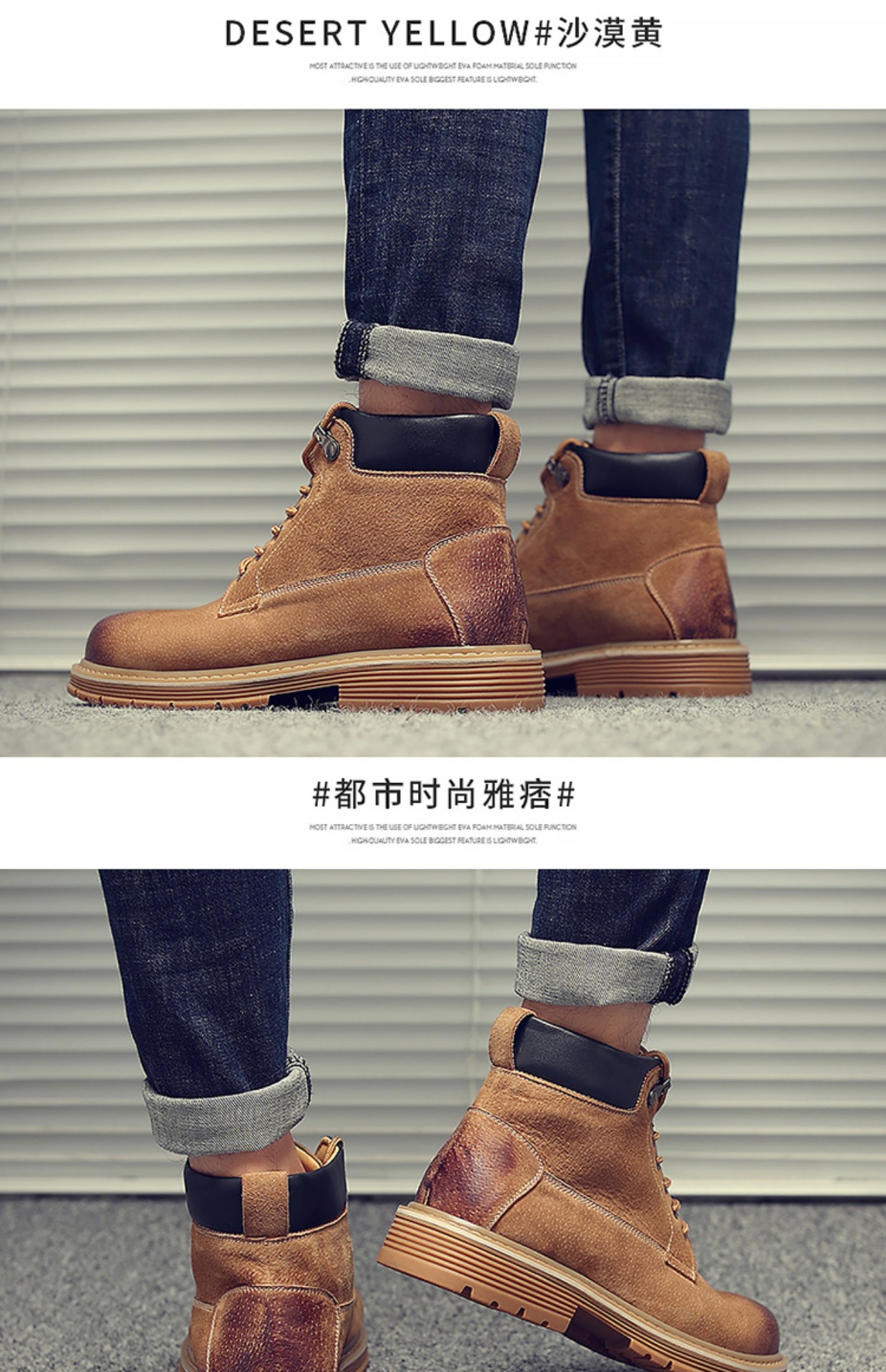 Mùa xuân 2019 mới Martin ủng nam giúp gió Anh retro cao giúp dụng cụ khởi động giày nam ngắn xu hướng giày da - Giày ống giày boots nam