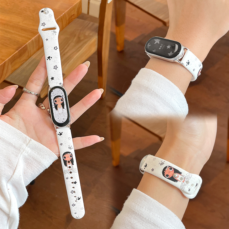 Yonebag Star Jade Is Suitable for Xiaomi Mi Band 11 Watch Strap New Product Silicone Xiaomi 10Pro Wristband 98Nfc Yonebag Star Jade Is Suitable for Xiaomi Mi Band 11 Watch Strap New Product Silicone Xiaomi 10Pro Wristband 98Nfc