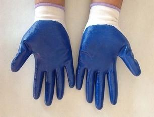 Thirteen-needle dingqing gloves Landing qing gloves wear-resistant gloves labor protection gloves