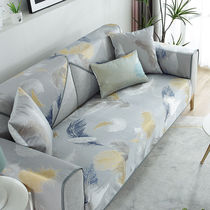 Ice silk sofa cushion 2021 new summer summer non-slip three noble concubine pastoral cushion cover