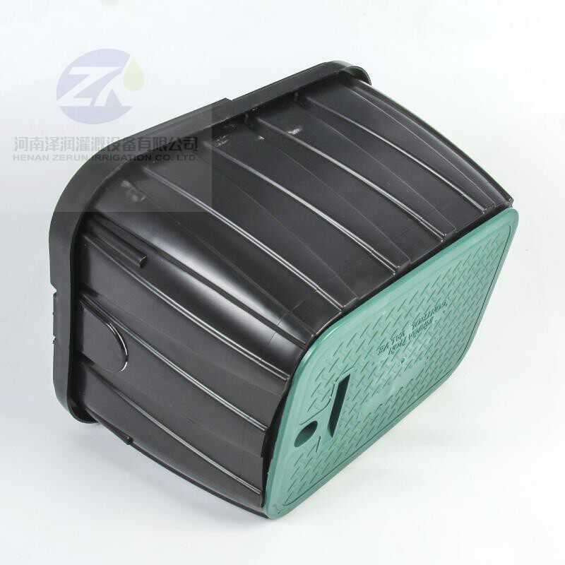 Drip irrigation spray irrigation microspray landscaping forest green pipe 12 inch 1419 plastic valve box well valve protection check box