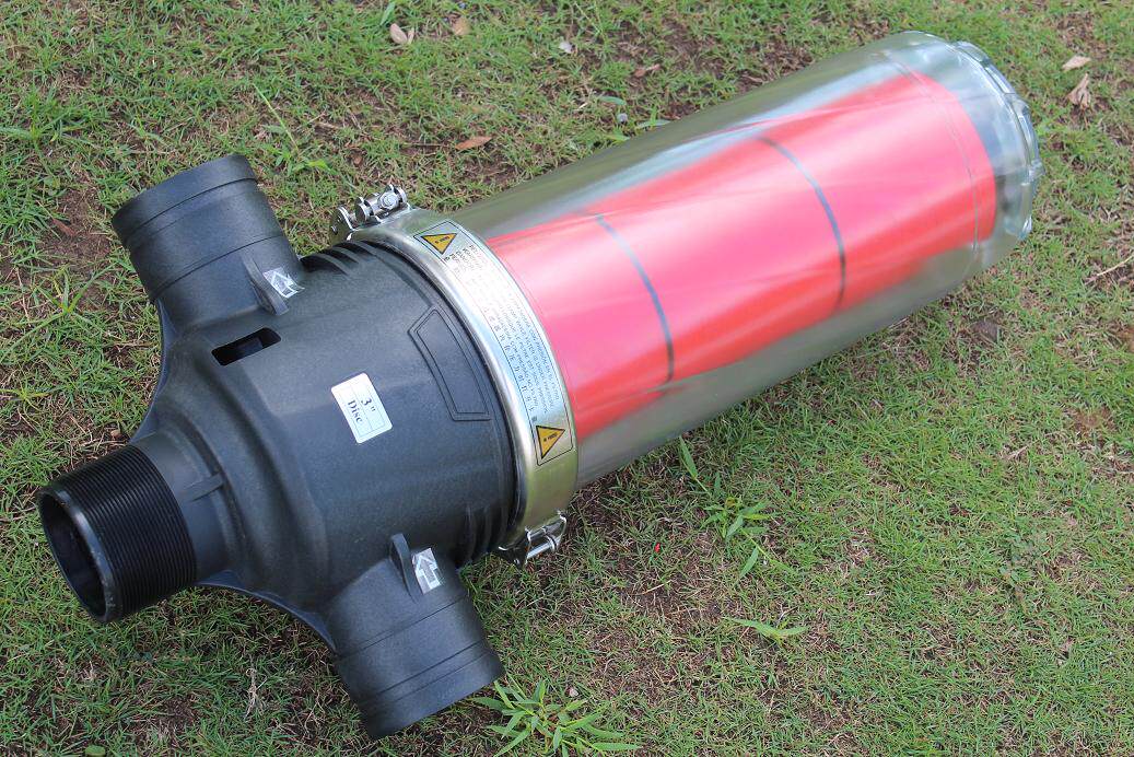 3 - inch T - Type Transparent Industrial Filter Self - Cleaning Miniature Water Saving Irrigation Sewage Treatment Filtering