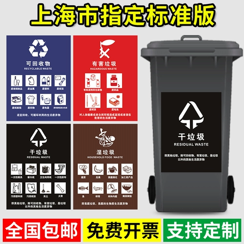 Магазины возвращаются к более чем 10 000 типов категории мусорных бан, знаков, наклеек, маркировки новых национальных стандартов, других переработанных наклеек логотипа мусора.