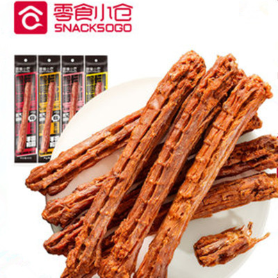 零食小仓风干手撕鸭脖子60g一整根香辣鸭肉氮气锁鲜网红零食小吃