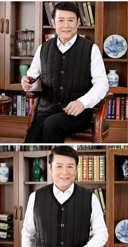 Áo vest nam mùa đông ấm áp cho nam