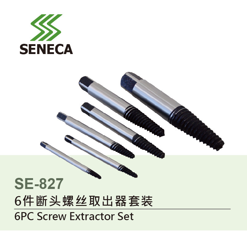 Taiwan SENECA Sinika Imports Severed Head Screw Extractor Anti-Tooth Screw Thread Removal Tool Screw Cone