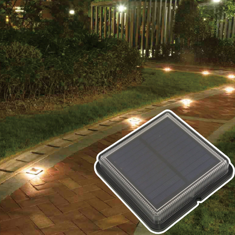 Free Wiring Park Attractions Solar Light Sensing Automatic Bright Community Guardrails Lawn walkway lights ground lights
