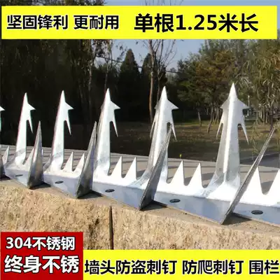 304 stainless steel protective stab nail wall Wall anti-theft anti-climbing nail community window sill balcony fence anti-theft Thorn