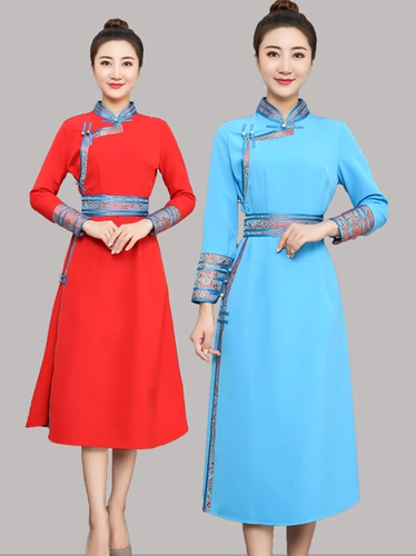 2021 Новая монгольская мангольская мангольская специальная одежда для жизни улучшает наряд для жизни монгольский рисунок