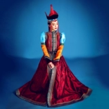 Высокая монгольская одежда Custom Photography Photo New Mongolian Robe Performance Service Style Style Dance Clothing