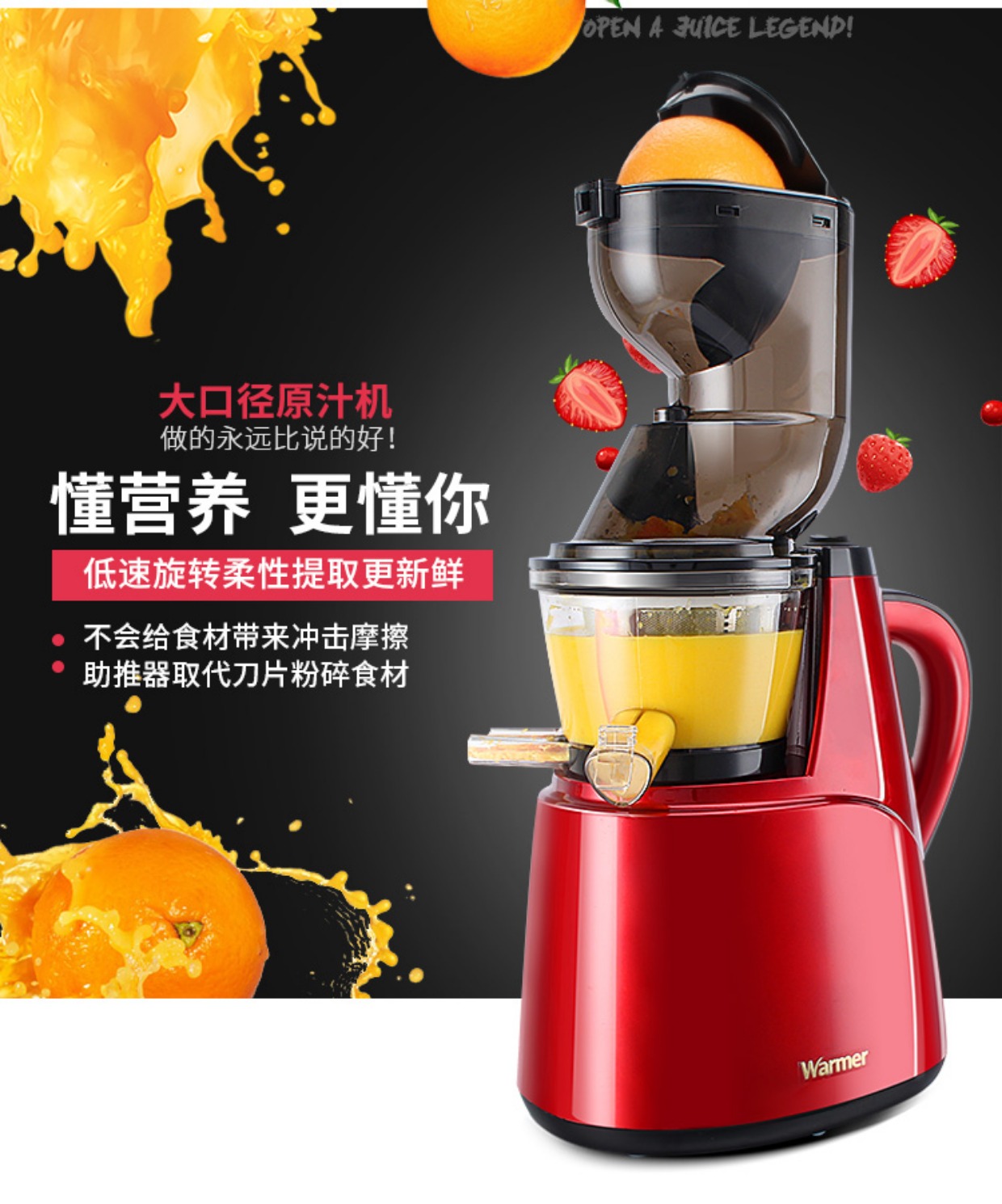 máy xay đa năng philips Nước ép bã tách tách nước ép cỡ lớn máy ép nước gia dụng tốc độ thấp xay chậm máy ép trái cây nước ép sữa đậu nành máy ép nước rau máy ép hoa quả