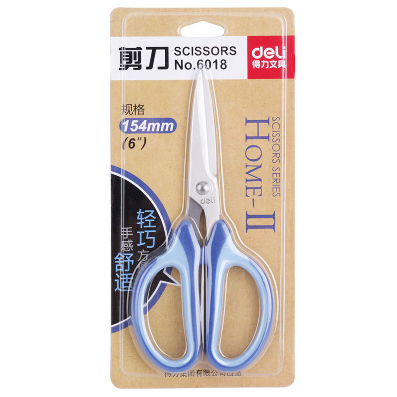 Powerful 6018 scissors life scissors cutting art paper-cut scissors plastic handle endless dry blade scissors