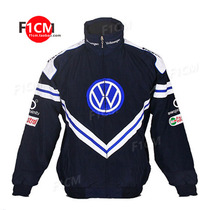 F1 racing clothes tide F1 personality style ins style Volkswagen European and American style full embroidery casual long-sleeved cotton clothes overalls