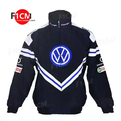 F1 racing clothes tide F1 personality style ins style Foss European and American style full embroidery casual long-sleeved cotton clothes overalls