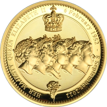 In 2022 Niue issues Queen Elizabeth II commemorative coins new thickened copper coins