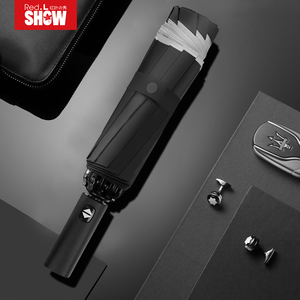 红叶雨伞汽车自动反向伞大号载车用