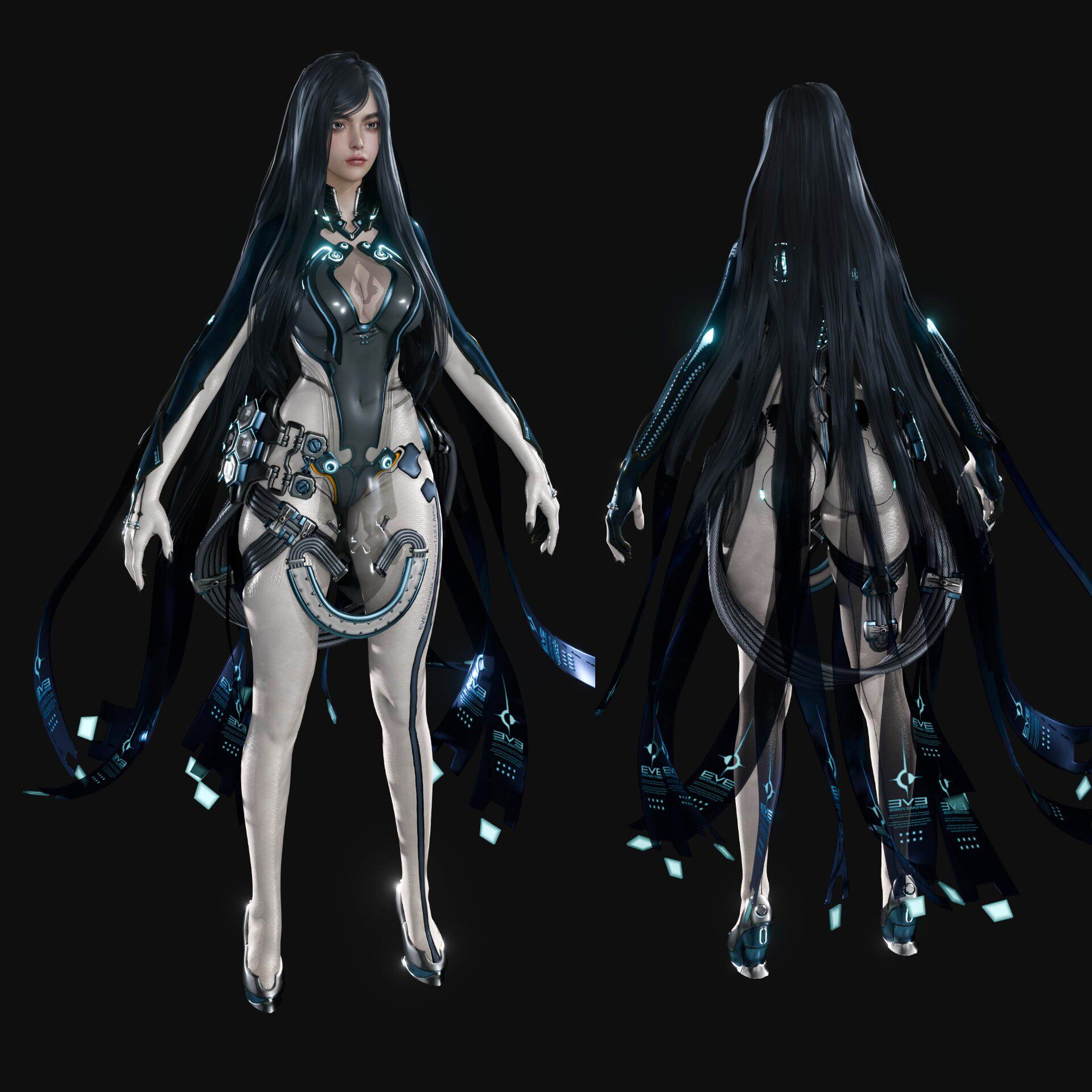 剑星 Stellar Blade Raven 渡鸦 3d模型 