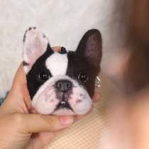 French Dou Ying Dou pendant wool felt poke finished product diy handmade doll commemorative gift simulation pet customization